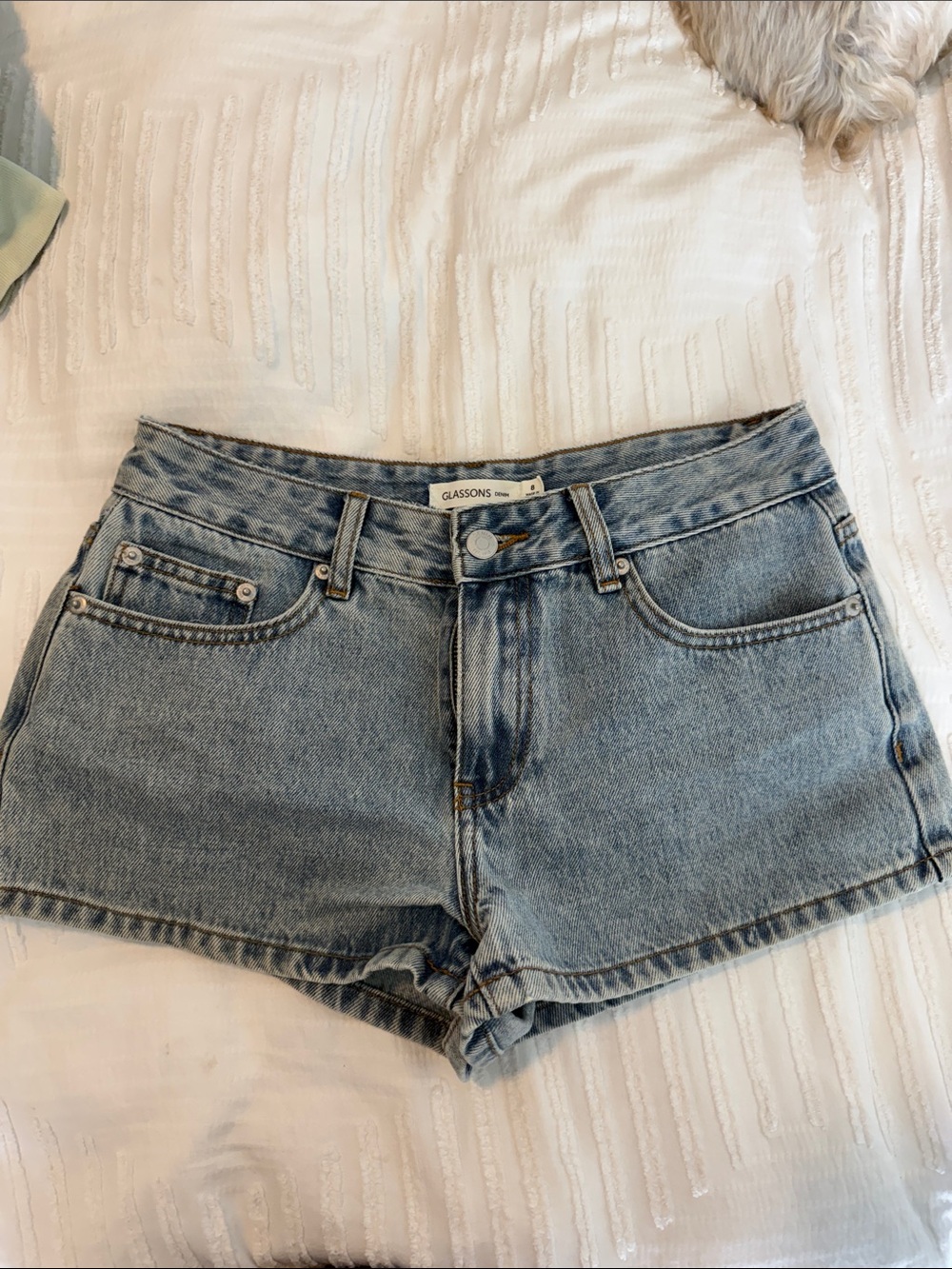 Glassons Low Waisted Short Jean Shorts